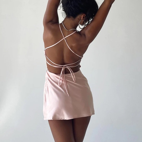 princess polly celena mini dress in pink - Picture 5 of 11